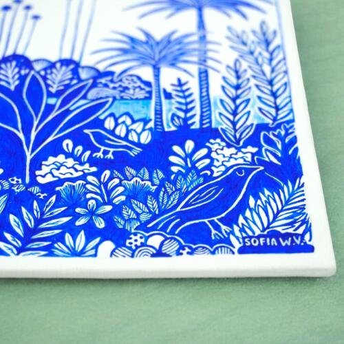 Obra original: Paisaje Valle de Cocora