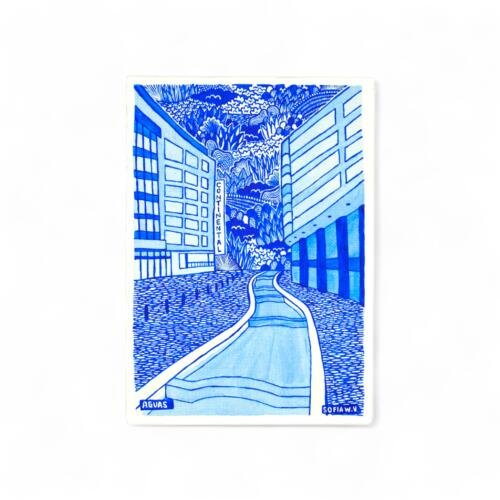 Obra original: Vista de las aguas, Bogotá