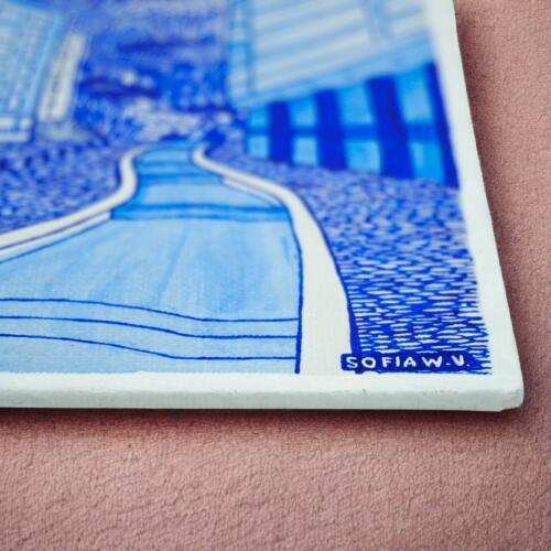 Obra original: Vista de las aguas, Bogotá