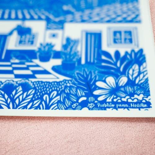 Print: Pueblito paisa