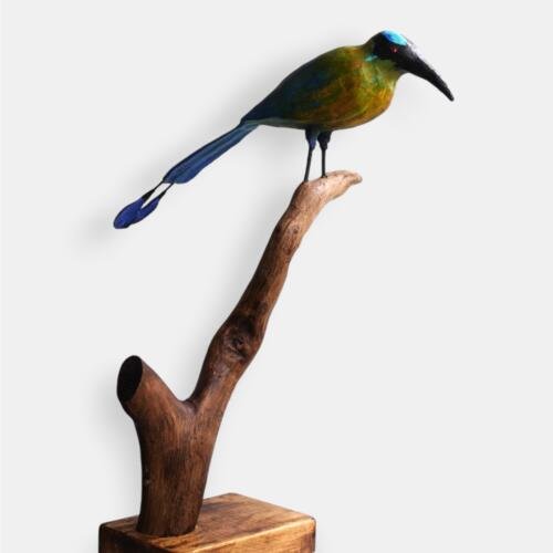 Escultura tallada en madera: Barranquero