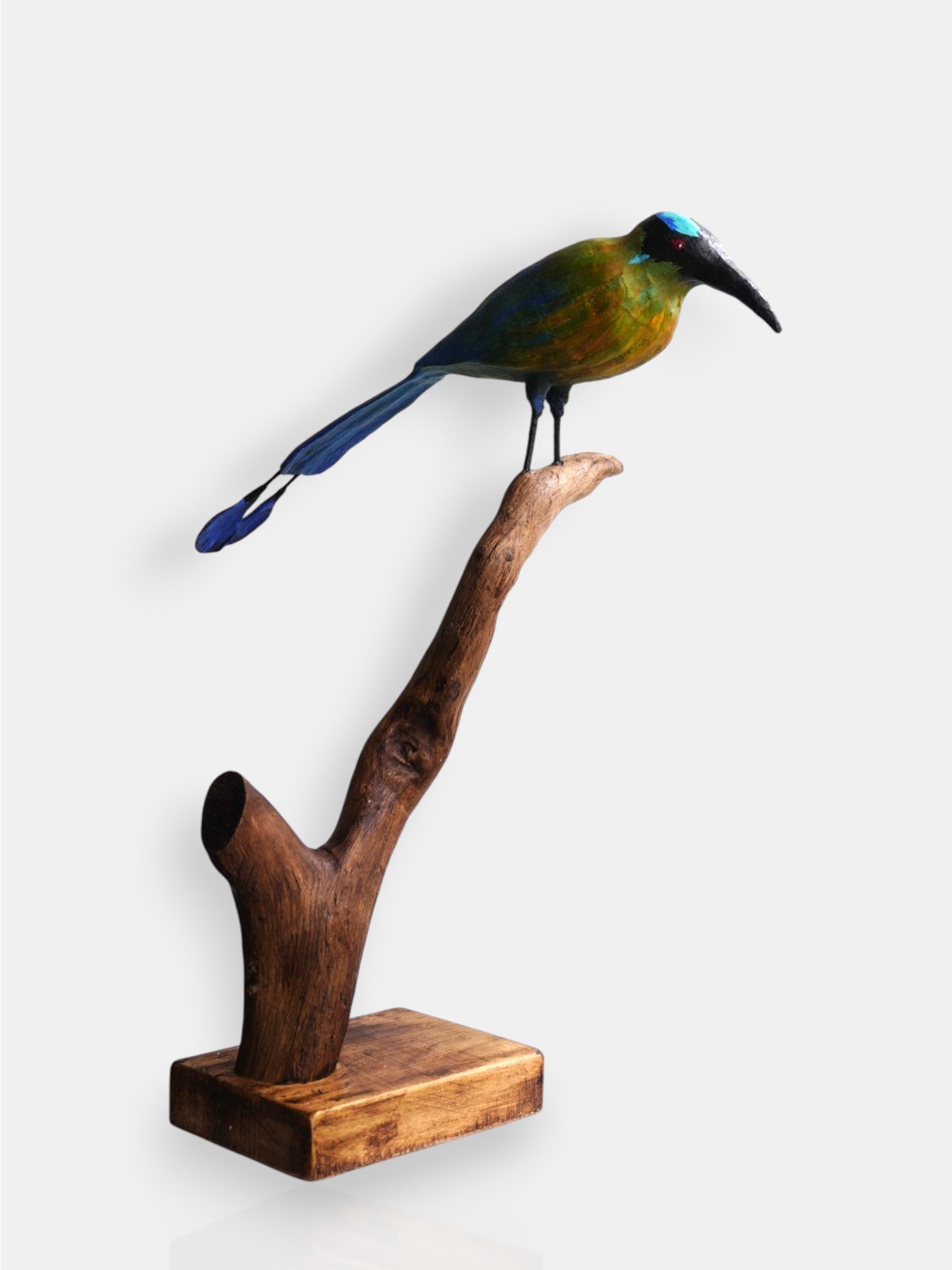 Escultura tallada en madera: Barranquero