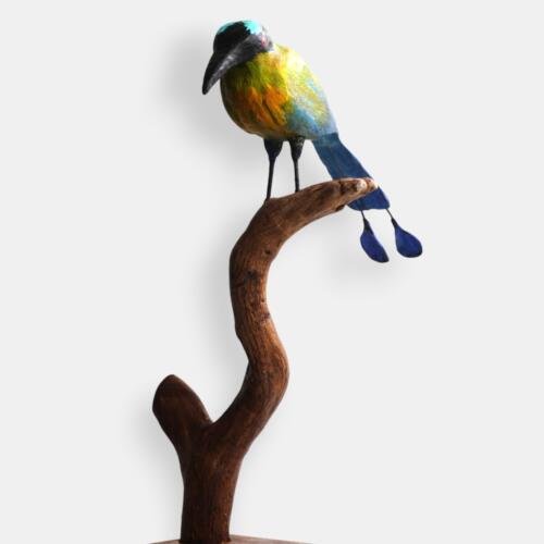 Escultura tallada en madera: Barranquero